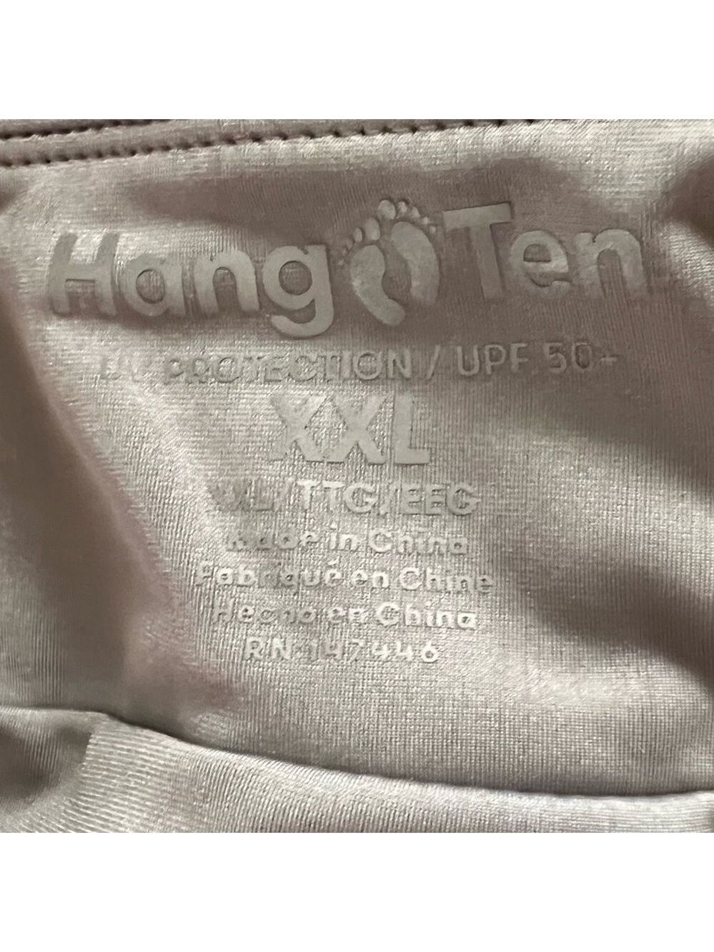 Hang Ten tennis shorts, with liner, Mint green w/gray, Zip pocket, SZ XXL, NWT - Picture 6 of 7